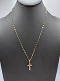 *Special Set* 14k Gold Chain w/pendant - Cross