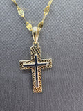 *Special Set* 14k Gold Chain w/pendant - Cross