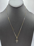 *Special Set* 14k Gold Chain w/pendant - Cross