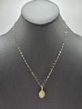 *Special Set* 14k Gold Chain w/pendant - Virgin Mary