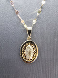 *Special Set* 14k Gold Chain w/pendant - Virgin Mary