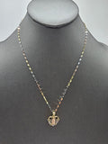 *Special Set* 14k Gold Chain w/pendant - Virgin Mary