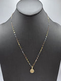 *Special Set* 14k Gold Chain w/pendant - Virgin Mary