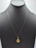 *Special Set* 14k Gold Chain w/pendant - Virgin Mary