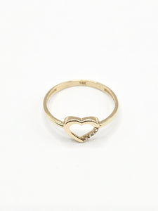 14K Gold Ring - Heart