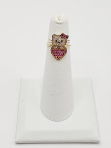 14K Gold Ring - Hello Kitty