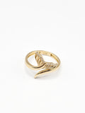 14K Gold Ring - Whale Tail