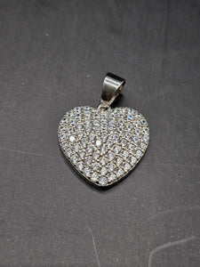 Sterling Silver 925 Pendant - Heart