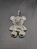 Sterling Silver 925 Pendant - Bear