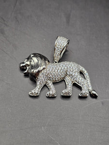 Sterling Silver 925 Pendant - Lion