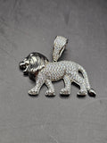 Sterling Silver 925 Pendant - Lion