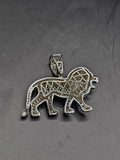 Sterling Silver 925 Pendant - Lion