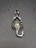 Sterling Silver 925 Pendant - Scorpion