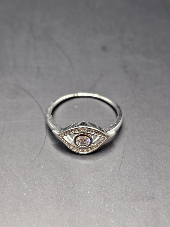 Sterling Silver 925 Ring - Evil Eye