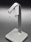 Sterling Silver 925 Earrings - Cross