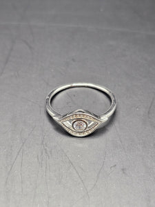 Sterling Silver 925 Ring - Evil Eye