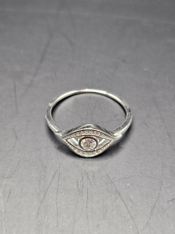 Sterling Silver 925 Ring - Evil Eye