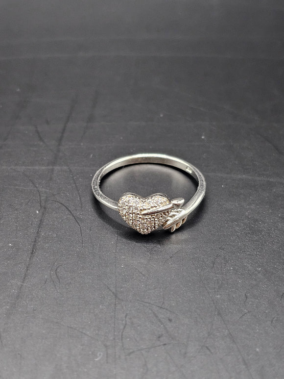 Sterling Silver 925 Ring - Heart