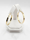 14K Gold Earrings - Huggie Hoops