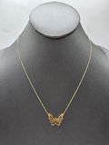 14k Gold Necklace - Butterfly