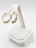 14K Gold Earrings - Huggie Hoops