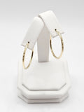 14K Gold Earrings - Huggie Hoops