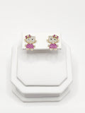 14K Gold Earrings - Hello Kitty