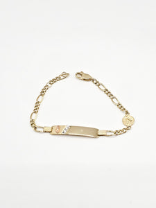 14k Gold Bracelet - Virgin Mary