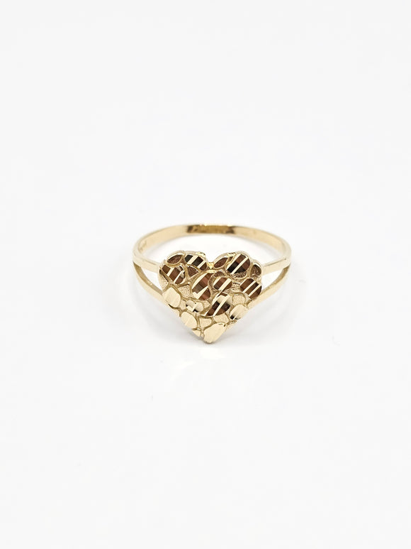 14K Gold Ring - Heart