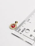 14k Gold pendant - Evil Eye