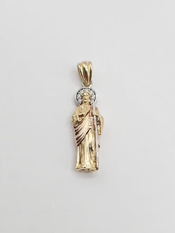 14k Gold pendant - San Judas