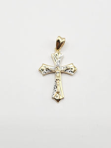 14k Gold pendant - Jesus on Cross