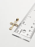 14k Gold pendant - Jesus on Cross