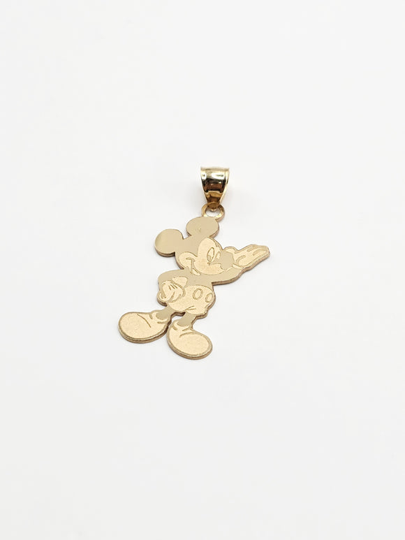 14k Gold pendant - Mouse