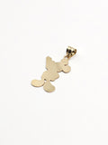 14k Gold pendant - Mouse