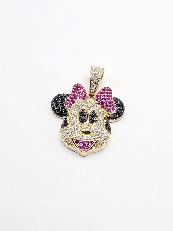 14k Gold pendant - Mouse