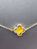 14k Gold Necklace - Gold Clover