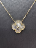 14k Gold Necklace - Clover