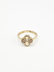 14K Gold Ring - Gold Clover