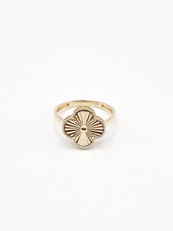 14K Gold Ring - Gold Clover