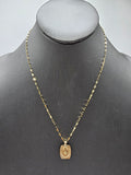 *Special Set* 14k Gold Chain w/pendant - Virgin Mary