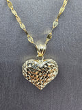 *Special Set* 14k Gold Chain w/pendant - Heart