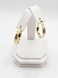 14K Gold Earrings - Huggie Hoops