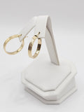 14K Gold Earrings - Huggie Hoops