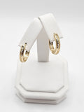 14K Gold Earrings - Huggie Hoops