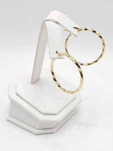 14K Gold Earrings - Huggie Hoops