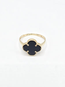 14K Gold Ring - Black Clover