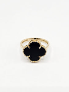 14K Gold Ring - Black Clover