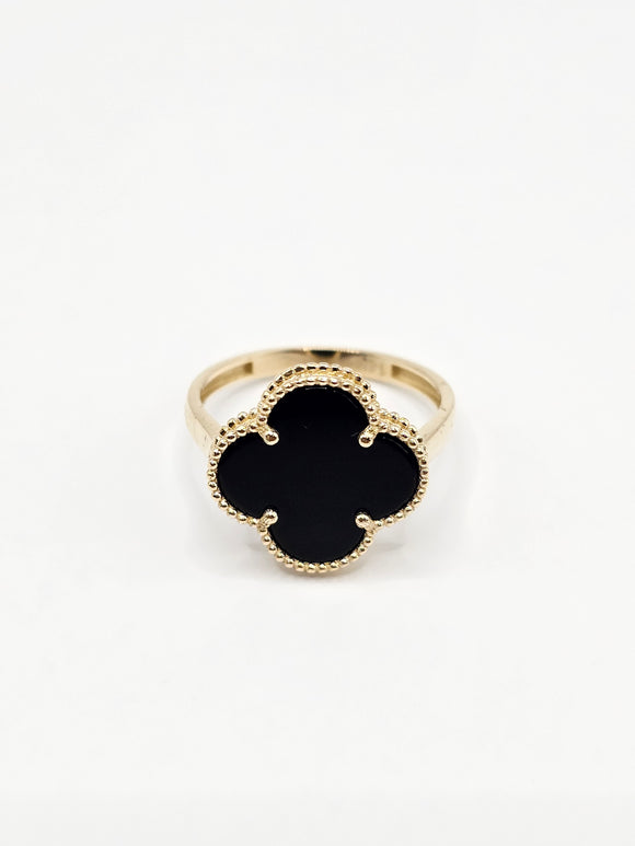 14K Gold Ring - Black Clover