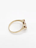 14K Gold Ring - Red Clover